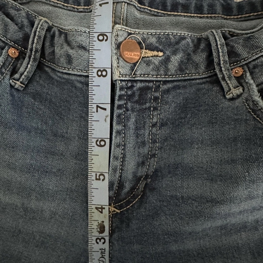 Dear John Rosie Flare Jeans Women's Size 30 Medium Wash Distressed Stretch Denim - Picture 12 of 13
